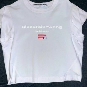 Alexander Wang Crop T-Shirt